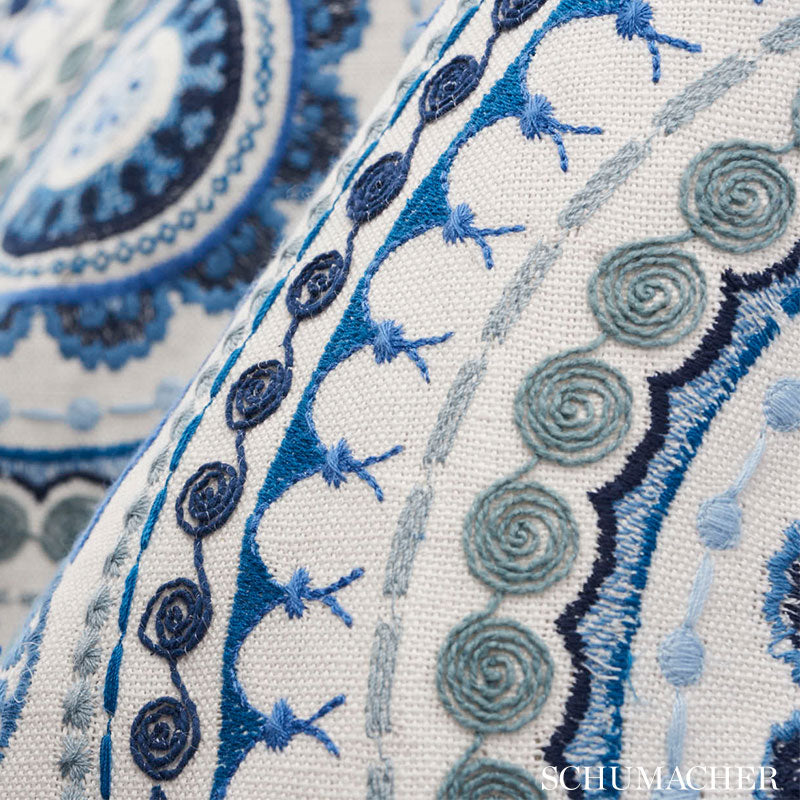 IDRIS EMBROIDERY | Blues