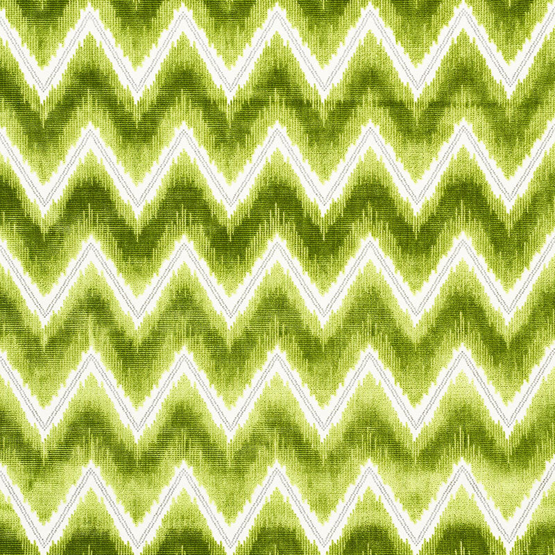 CHEVRON VELVET | LEAF