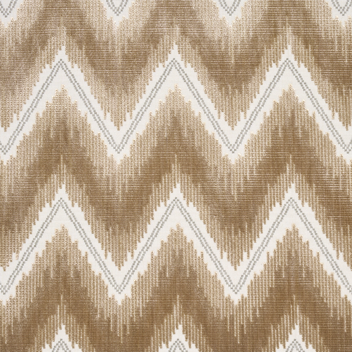 CHEVRON VELVET | Gold