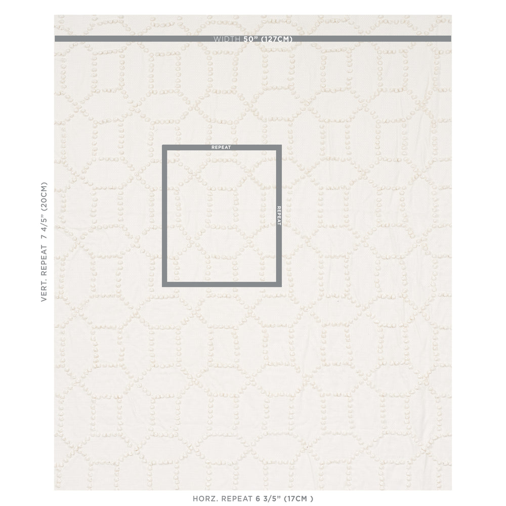 Vento Embroidery | Ivory