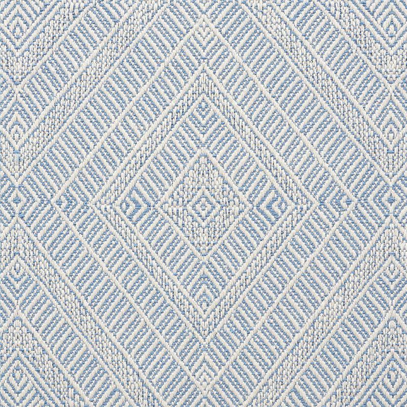 GEOMETRIC WEAVE INDOOR/OUTDOOR | Chambray