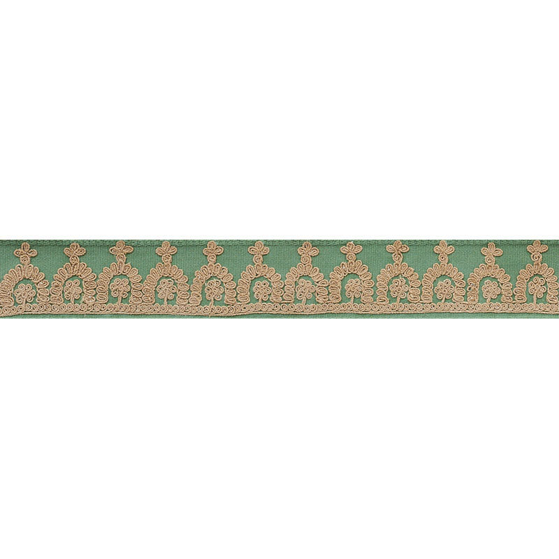 Noelia Embroidered Tape | Jade