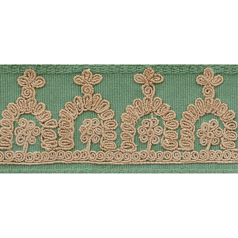 Noelia Embroidered Tape | Jade