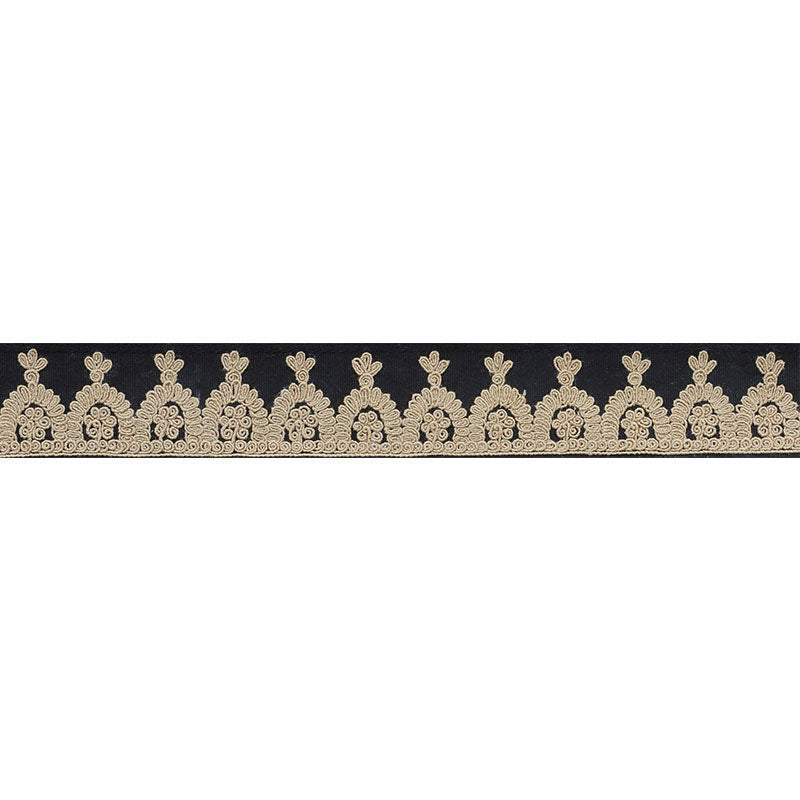 Noelia Embroidered Tape | Onyx