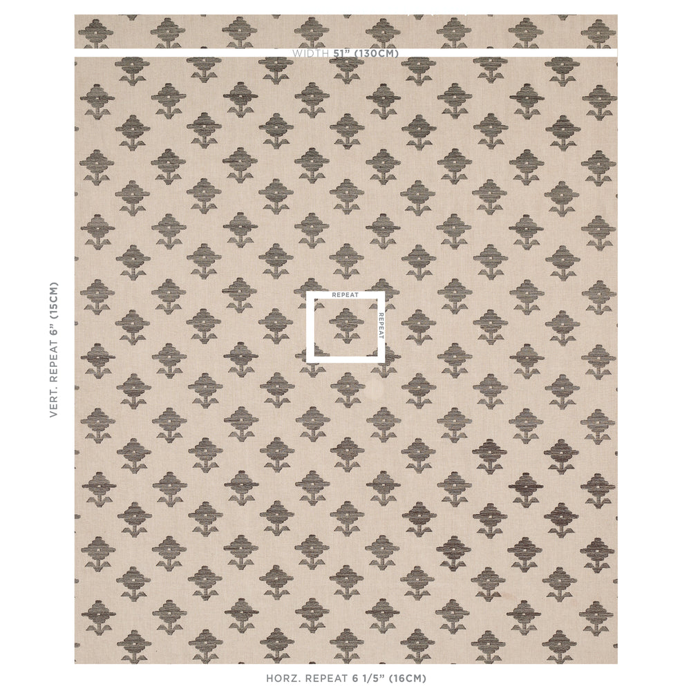 RUBIA EMBROIDERY | Brown