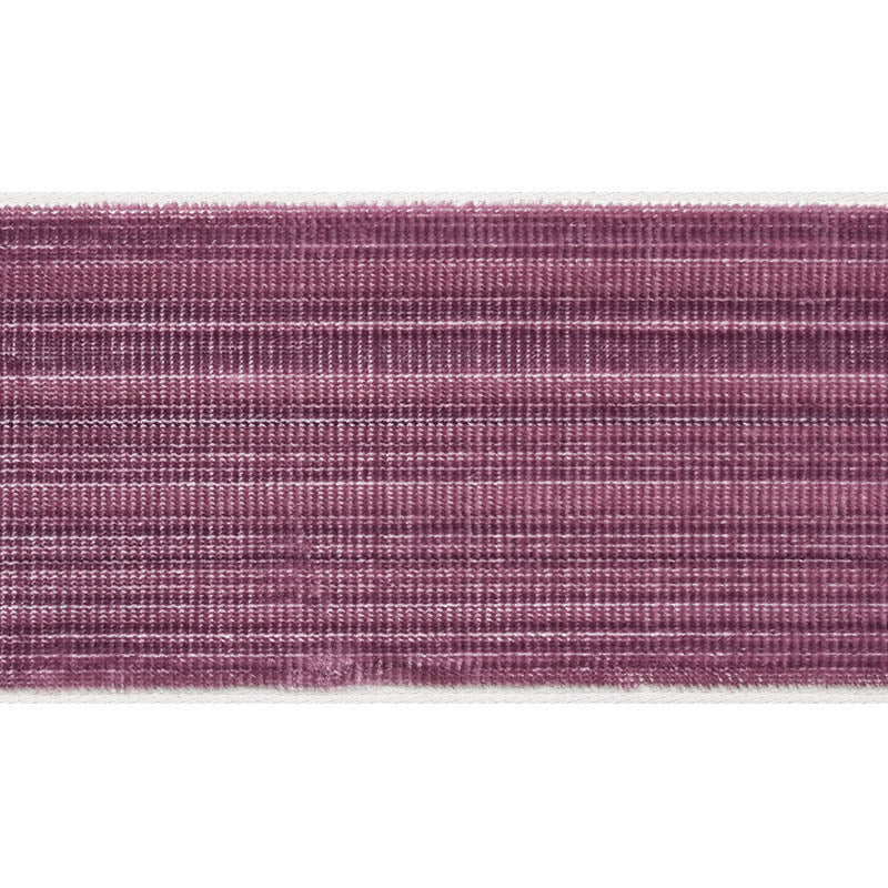 GASPARD VELVET TAPE WIDE | EGGPLANT