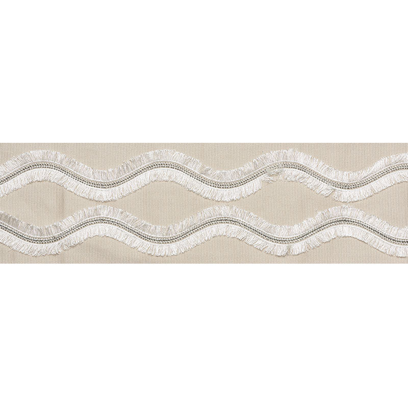 OGEE EMBROIDERED TAPE | Neutral