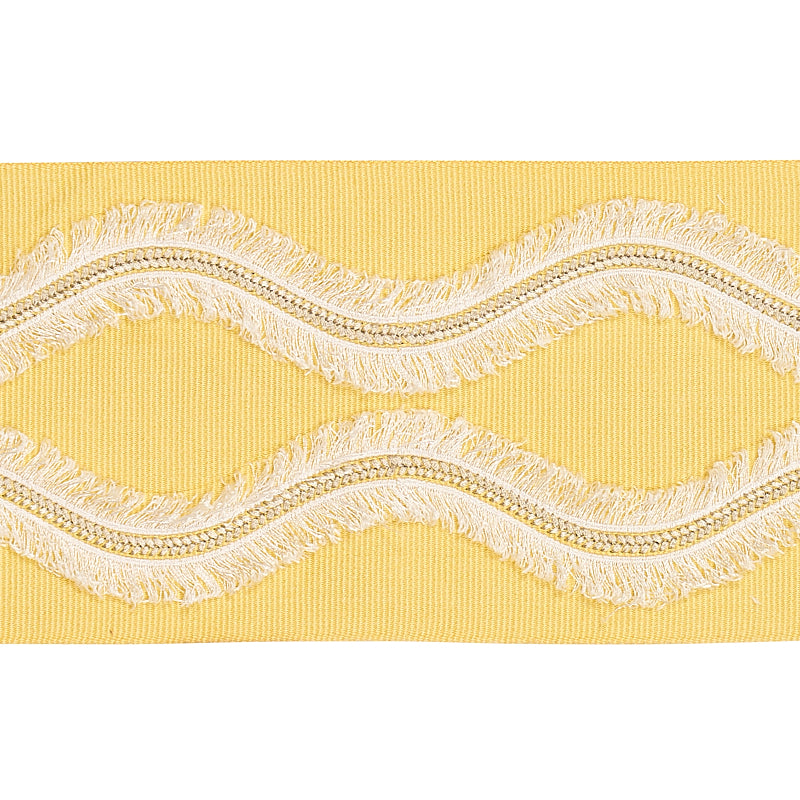 OGEE EMBROIDERED TAPE | YELLOW