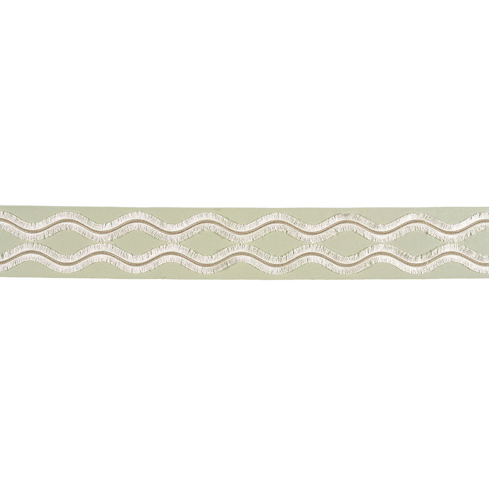 OGEE EMBROIDERED TAPE | Seaglass