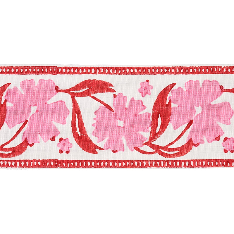 ADRA HAND BLOCKED TAPE | PINK & RED