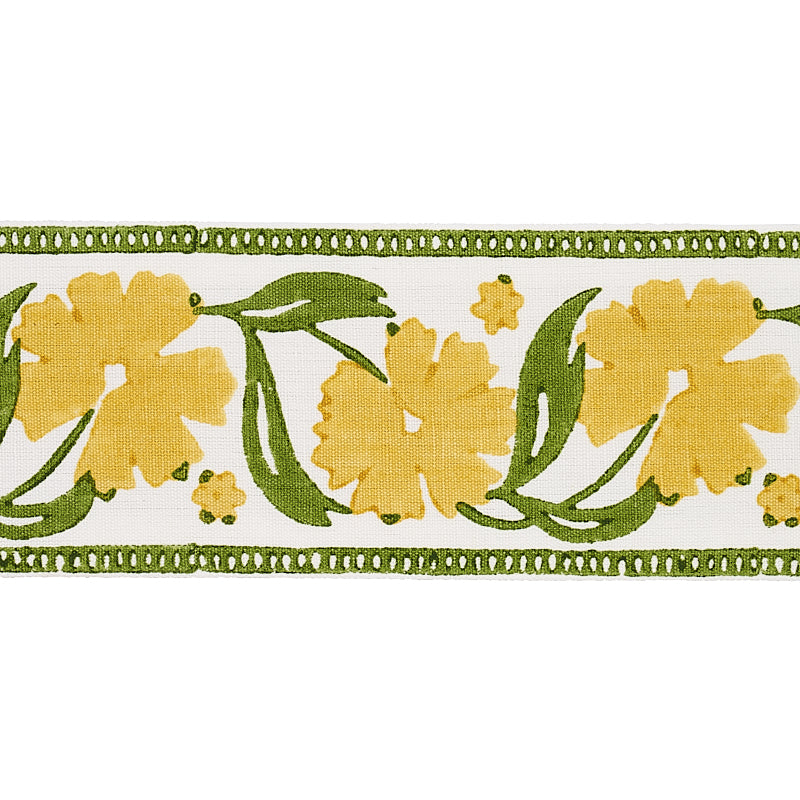 ADRA HAND BLOCKED TAPE | YELLOW & GREEN