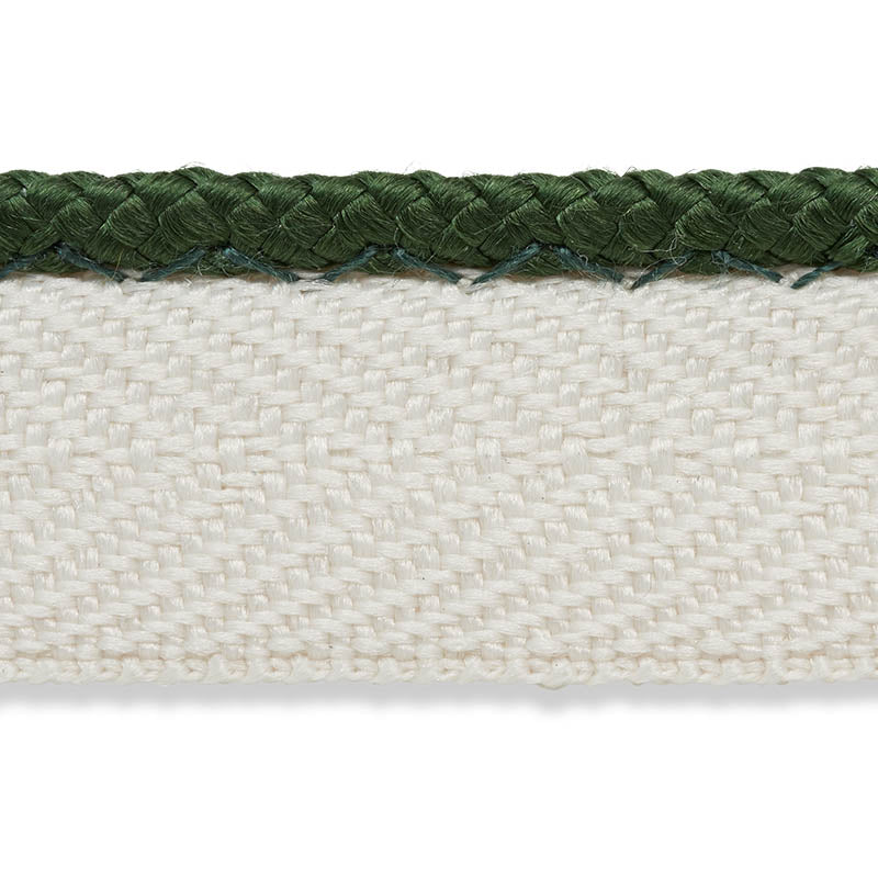 GUSTAVE SILK LIP CORD NARROW | EMERALD