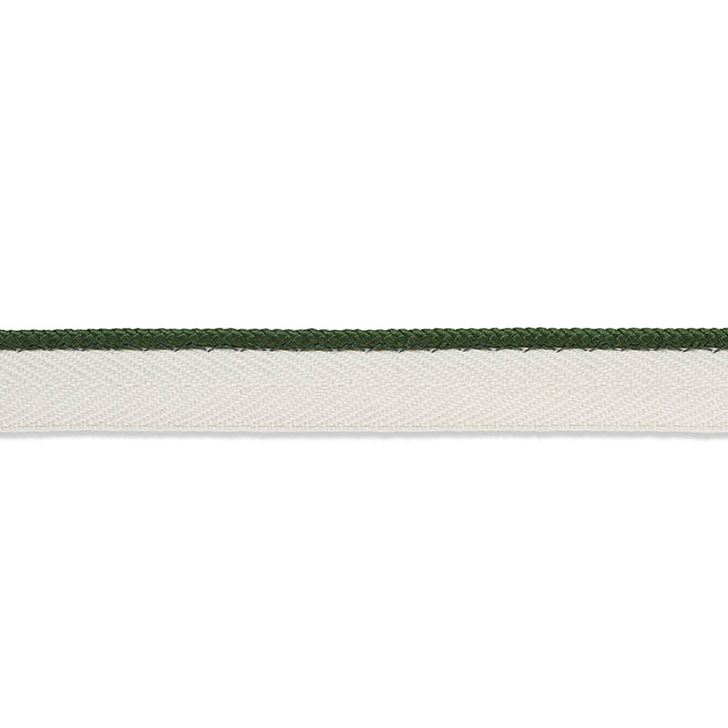 GUSTAVE SILK LIP CORD NARROW | Emerald