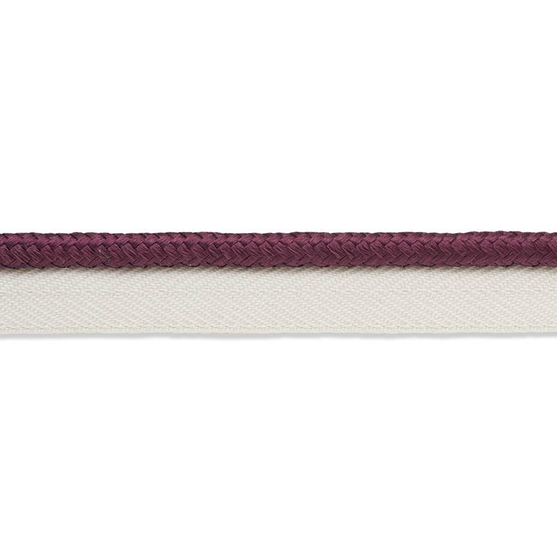 GUSTAVE SILK LIP CORD MEDIUM | EGGPLANT