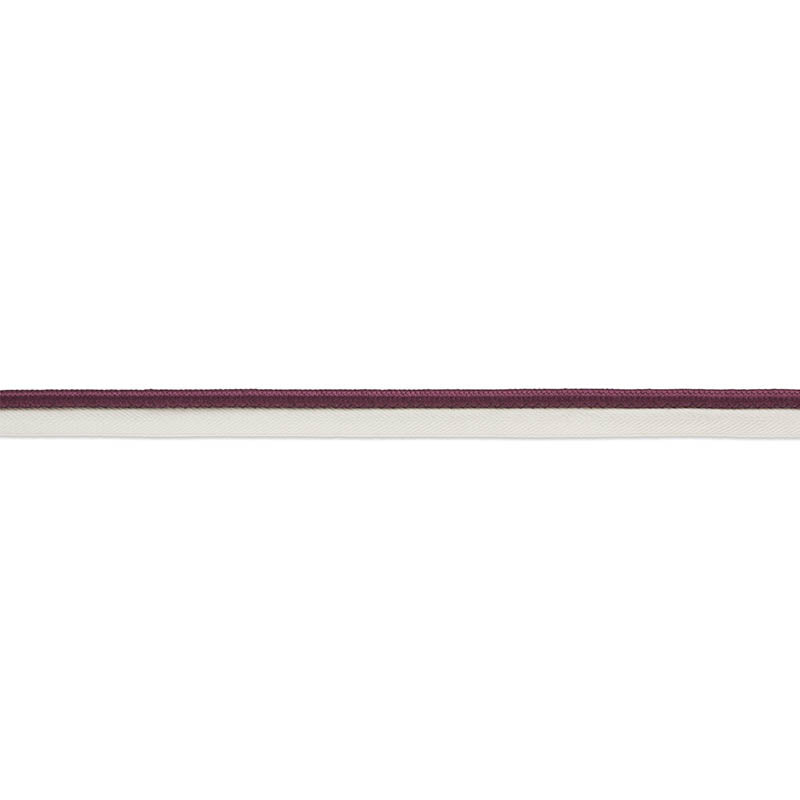 GUSTAVE SILK LIP CORD WIDE | Eggplant