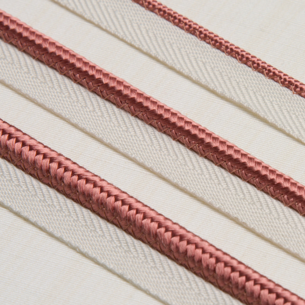 GUSTAVE SILK LIP CORD WIDE | Coral