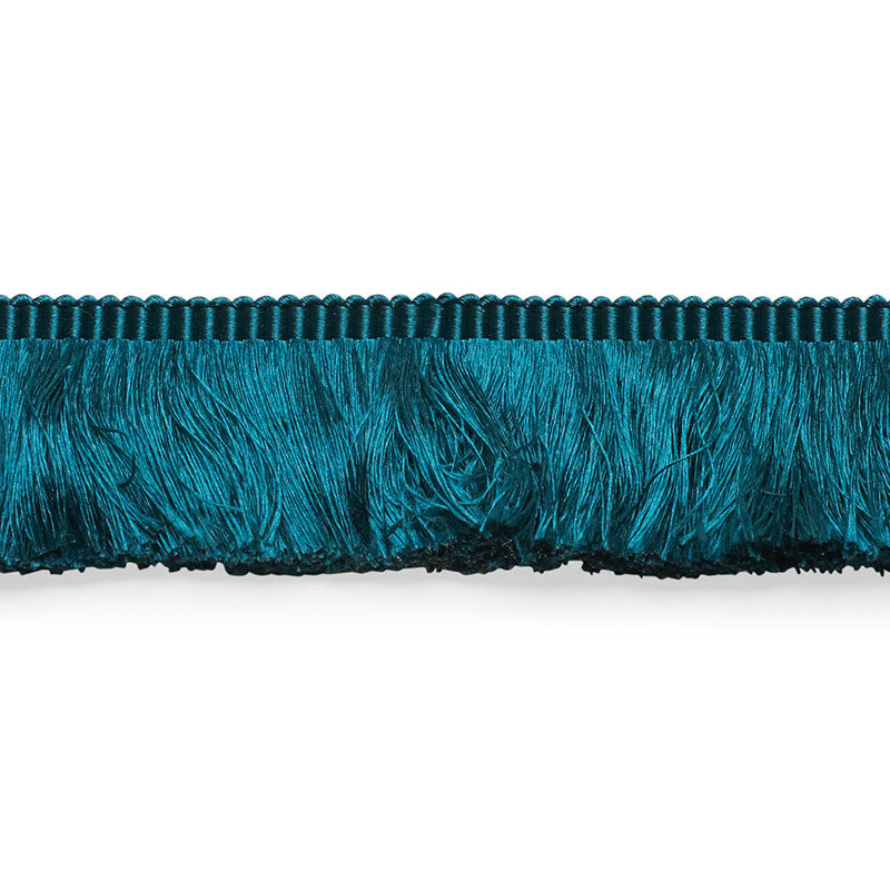 FRANCOIS SILK BRUSH FRINGE | PEACOCK