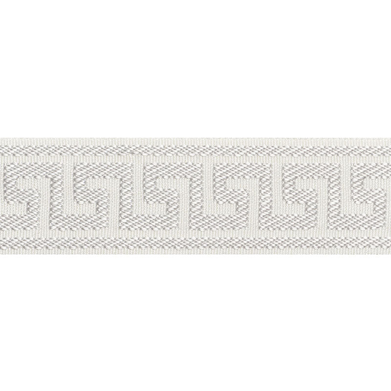 ETIENNE SILK GREEK KEY NARROW | DOVE