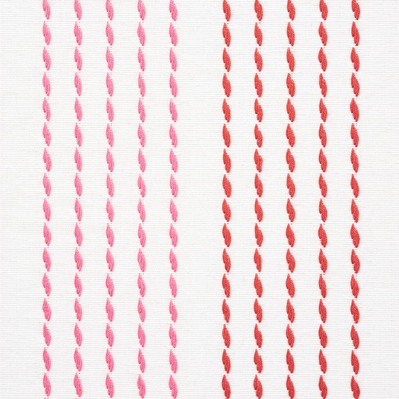 RUNNING STITCH | RED & PINK