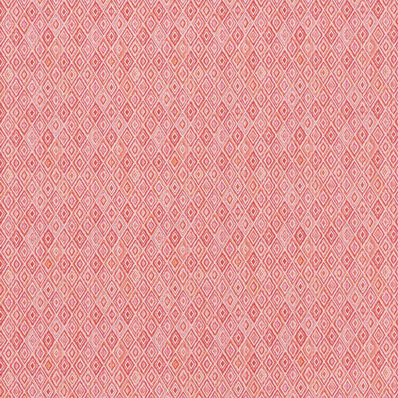 DIAMOND STRIE INDOOR/OUTDOOR | Pink & Orange