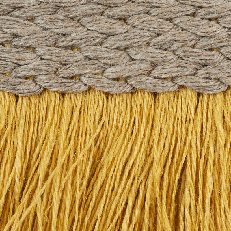 BRAIDED LINEN FRINGE | Gold