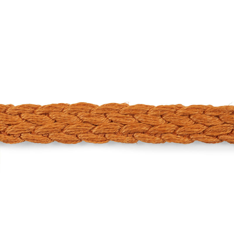 BRAIDED LINEN TAPE NARROW | ORANGE