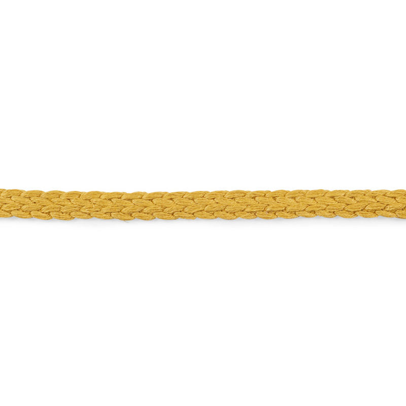 BRAIDED LINEN TAPE NARROW | Gold