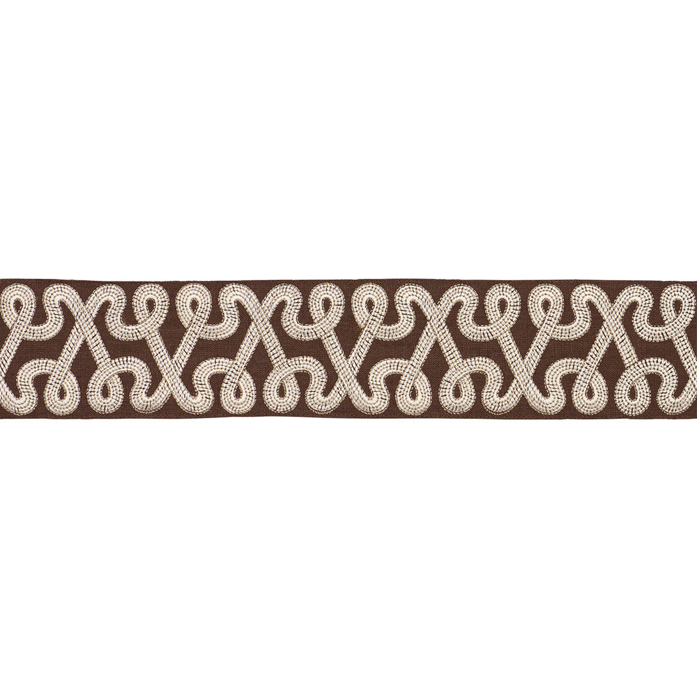 FREEFORM EMBROIDERED TAPE | Chocolate