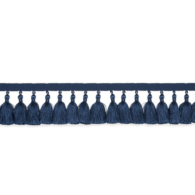 VALENTIN SILK TASSEL | Navy