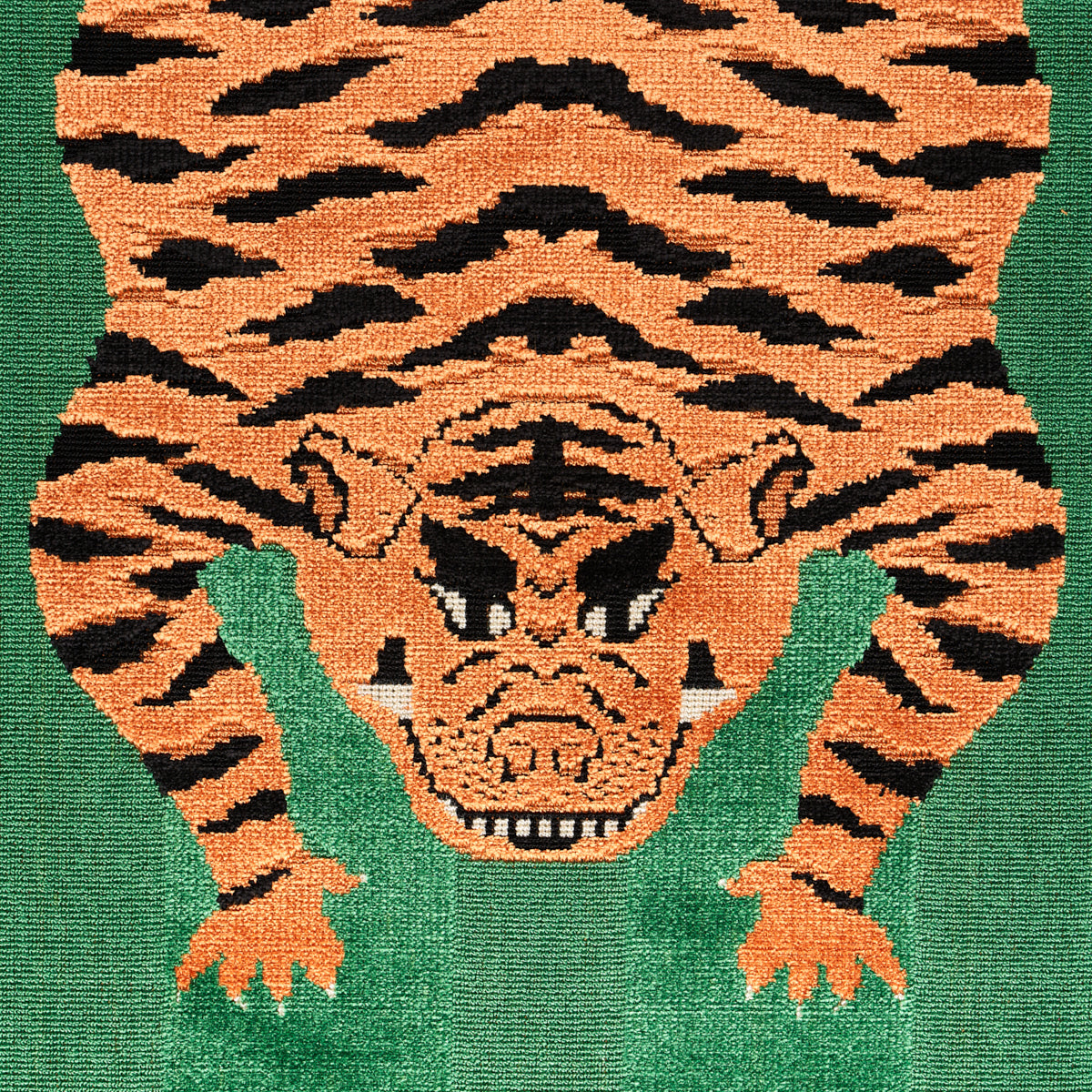 Jokhang Tiger Velvet | Green