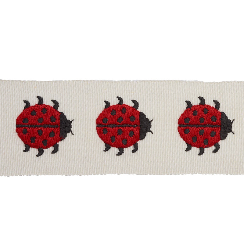 LADYBIRD TAPE | Red & Ivory