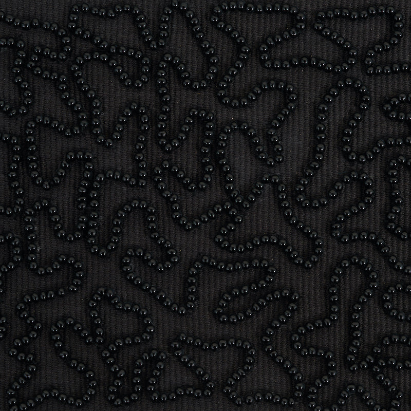 VERMICELLI BEADED TAPE | Black