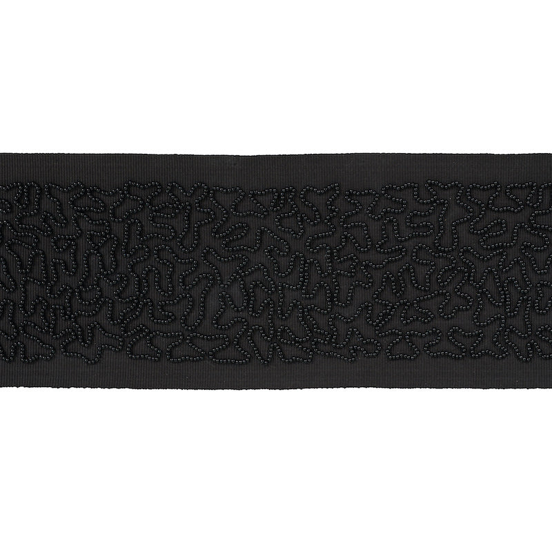 VERMICELLI BEADED TAPE | Black