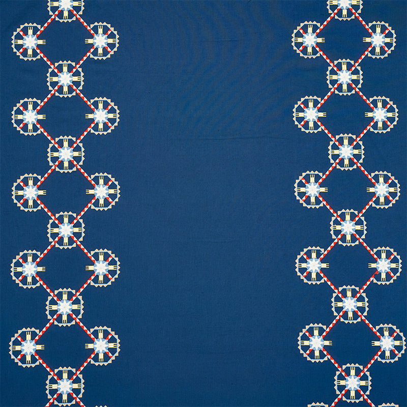 CHAMIZAL EMBROIDERY | Blue & Red