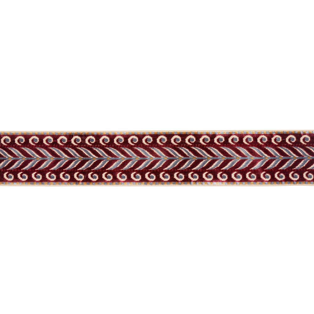 MARION VELVET TAPE | Aubergine