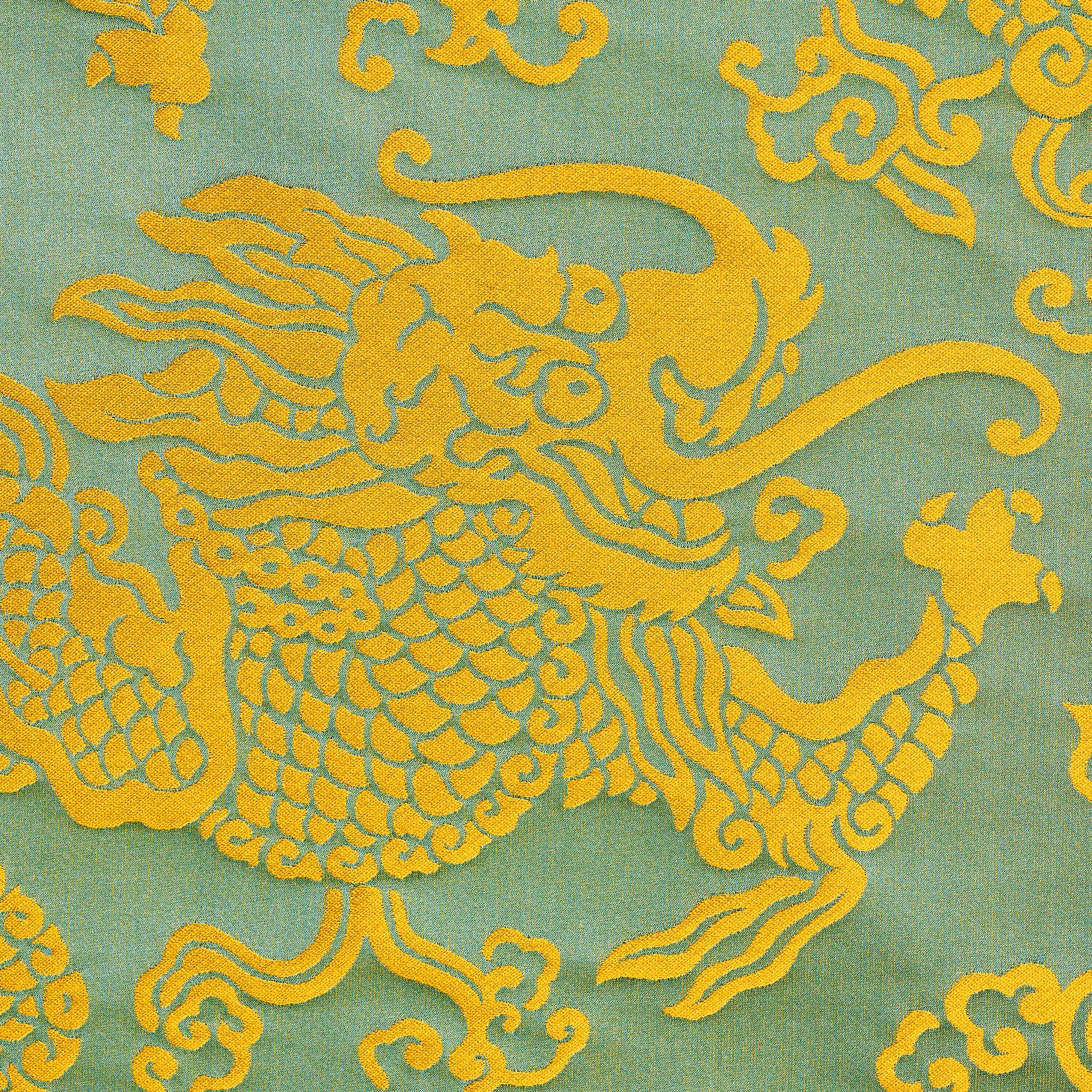 RUAN DRAGON DAMASK | Gold