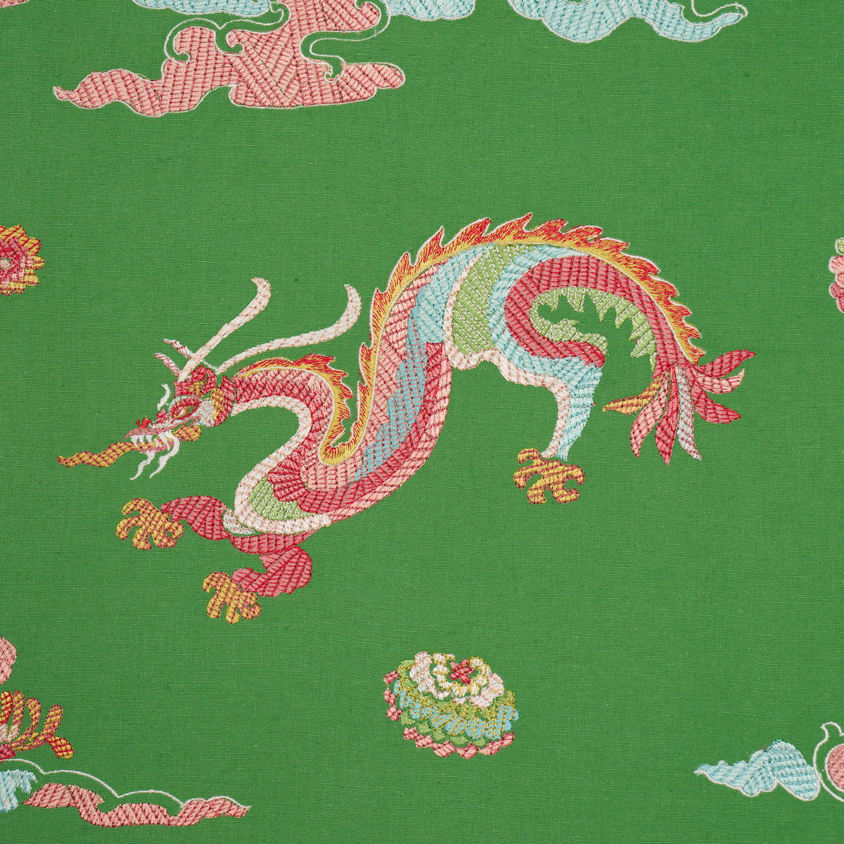 Hanlun Dragon Embroidery | GREEN