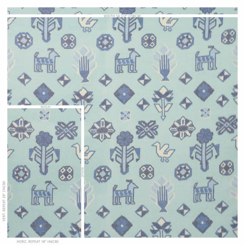 CHUSKA WARP PRINT | Blue