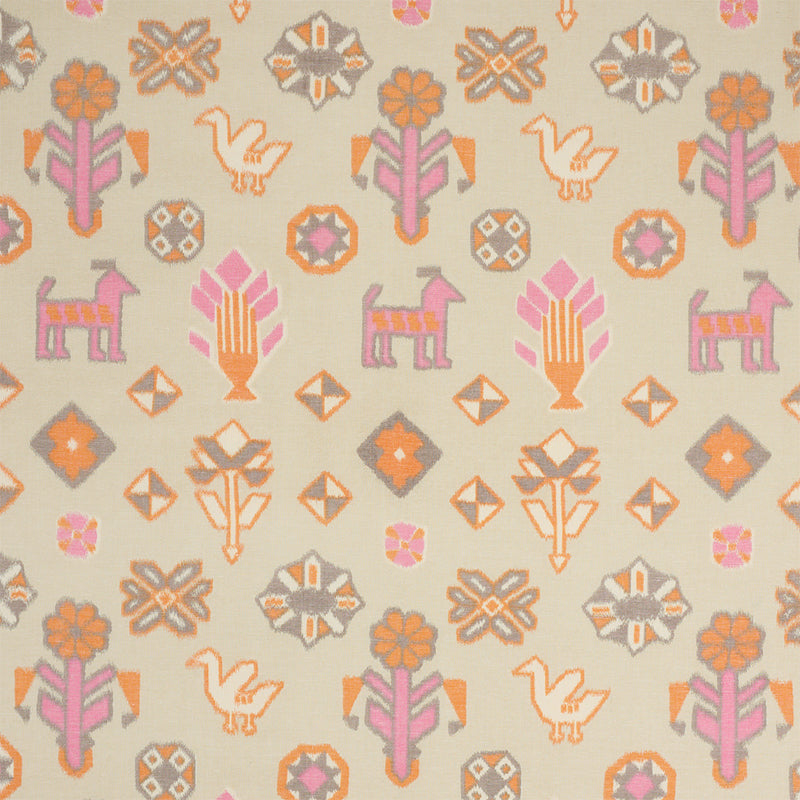 CHUSKA WARP PRINT | PINK & ORANGE