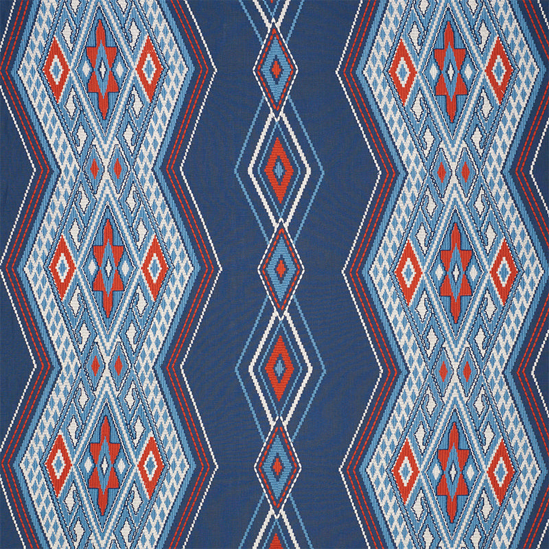 Bayeta Embroidery | BLUE & RED