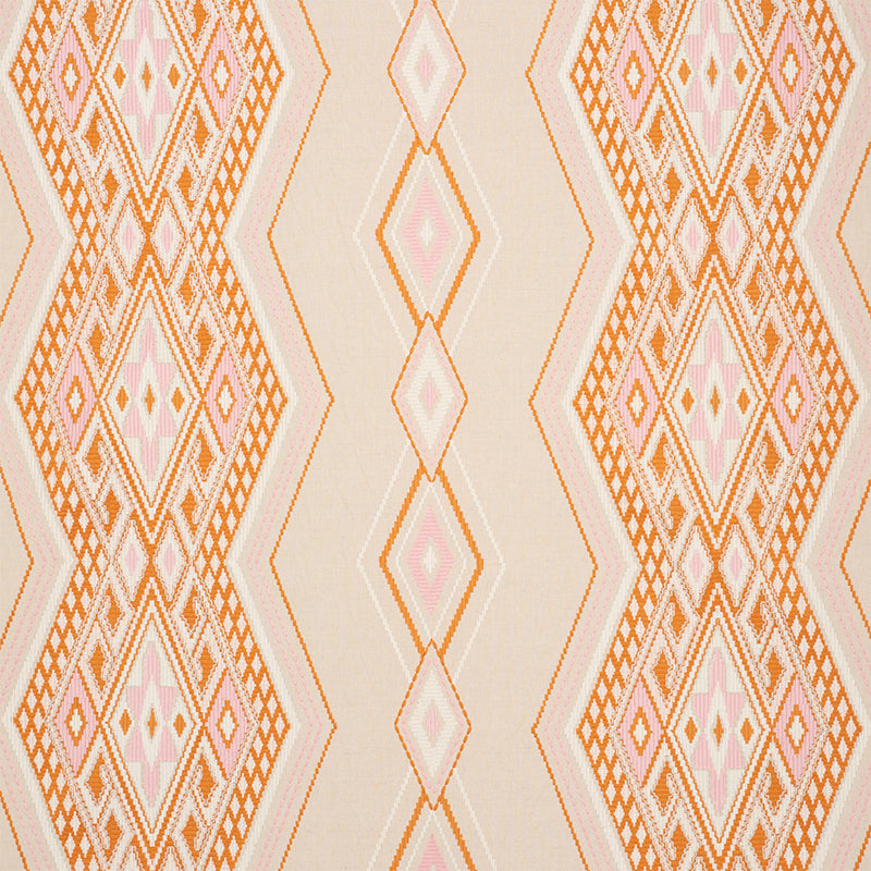 BAYETA EMBROIDERY | PINK & ORANGE