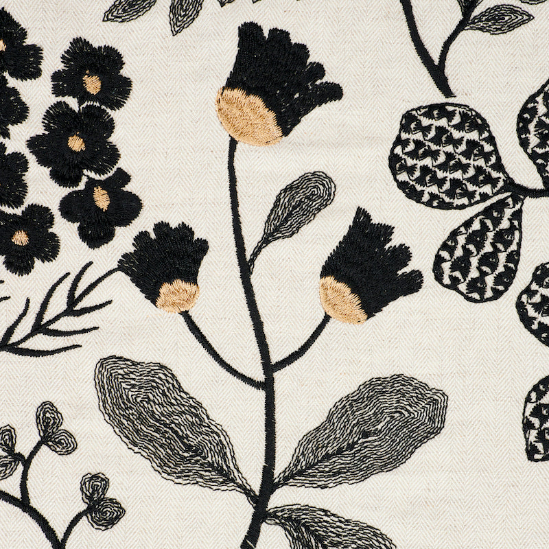 EMALINE EMBROIDERY | BLACK