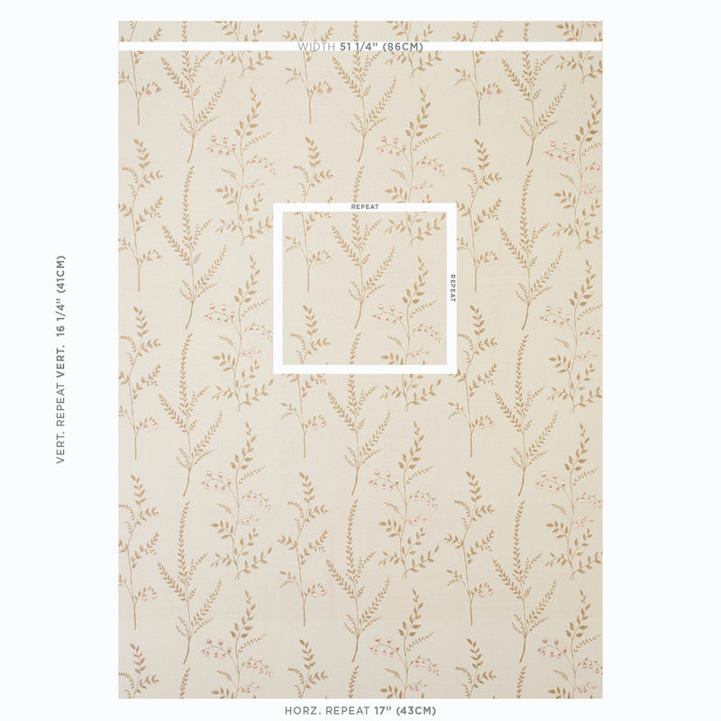 Cynthia Embroidered Print | Natural