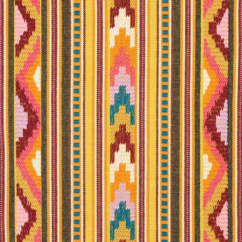 ZARZUELA STRIPE EMBROIDERY | SAFFRON