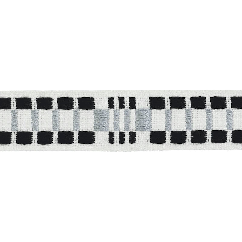 CARMO TAPE NARROW | Silver & Black