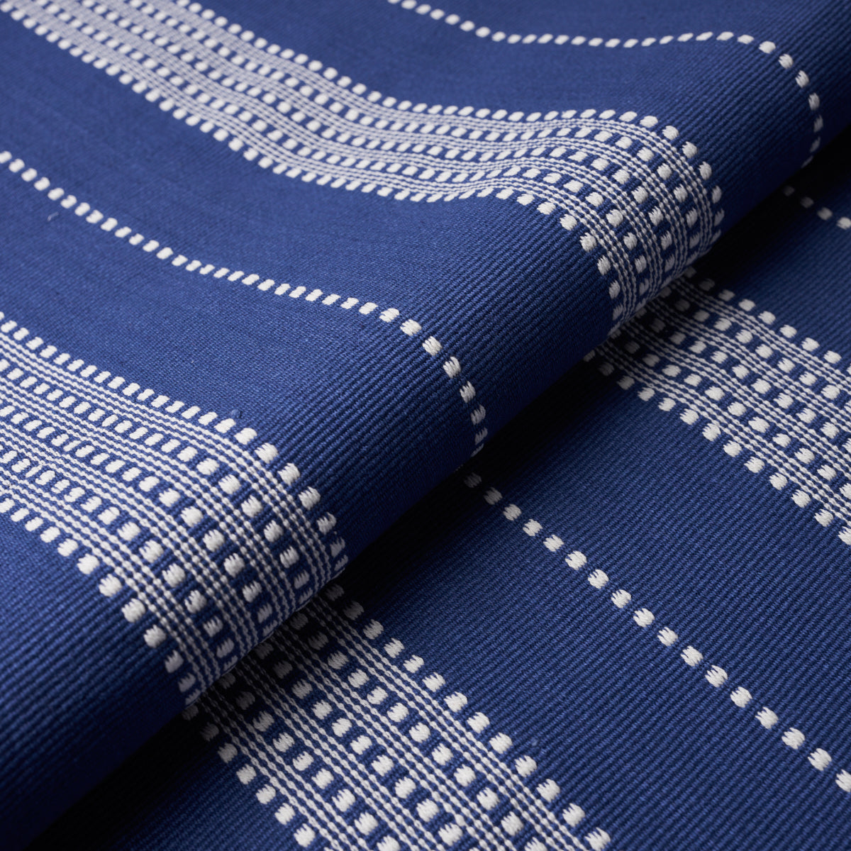 LUBECK STRIPE | IVORY ON BLUE