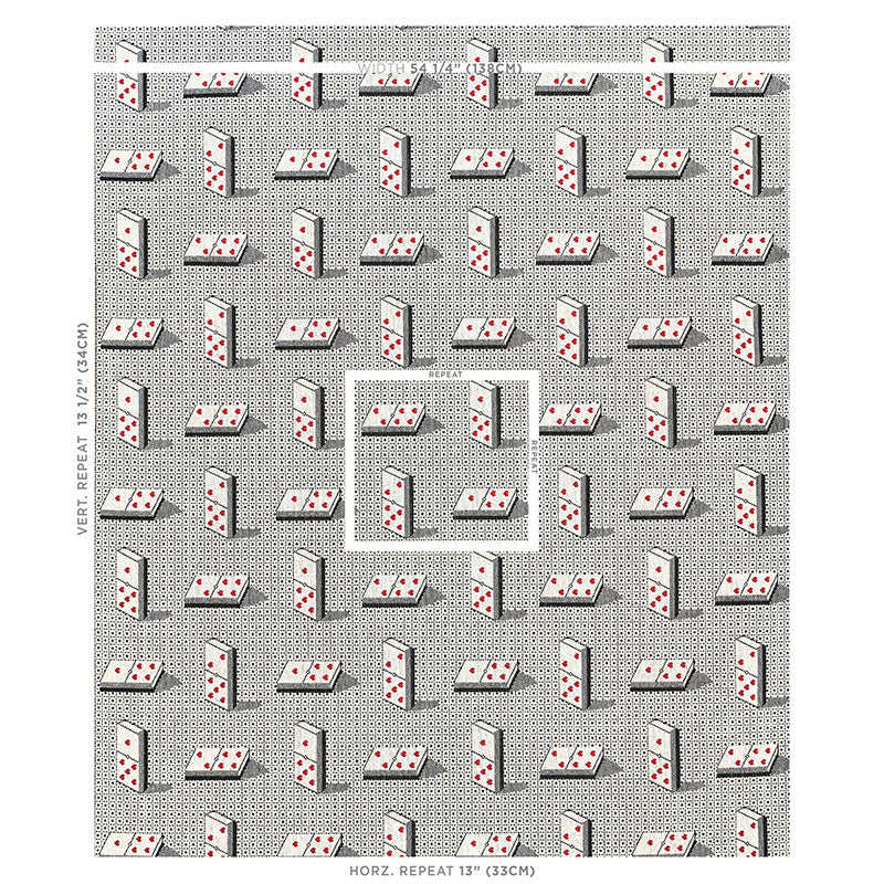 DOMINO ÉPINGLÉ | Black