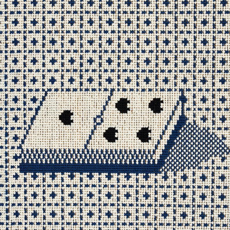 DOMINO ÉPINGLÉ | Blue