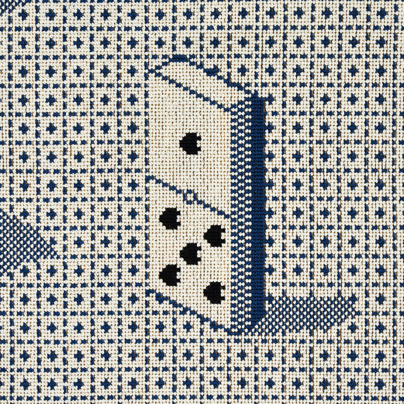 DOMINO ÉPINGLÉ | Blue