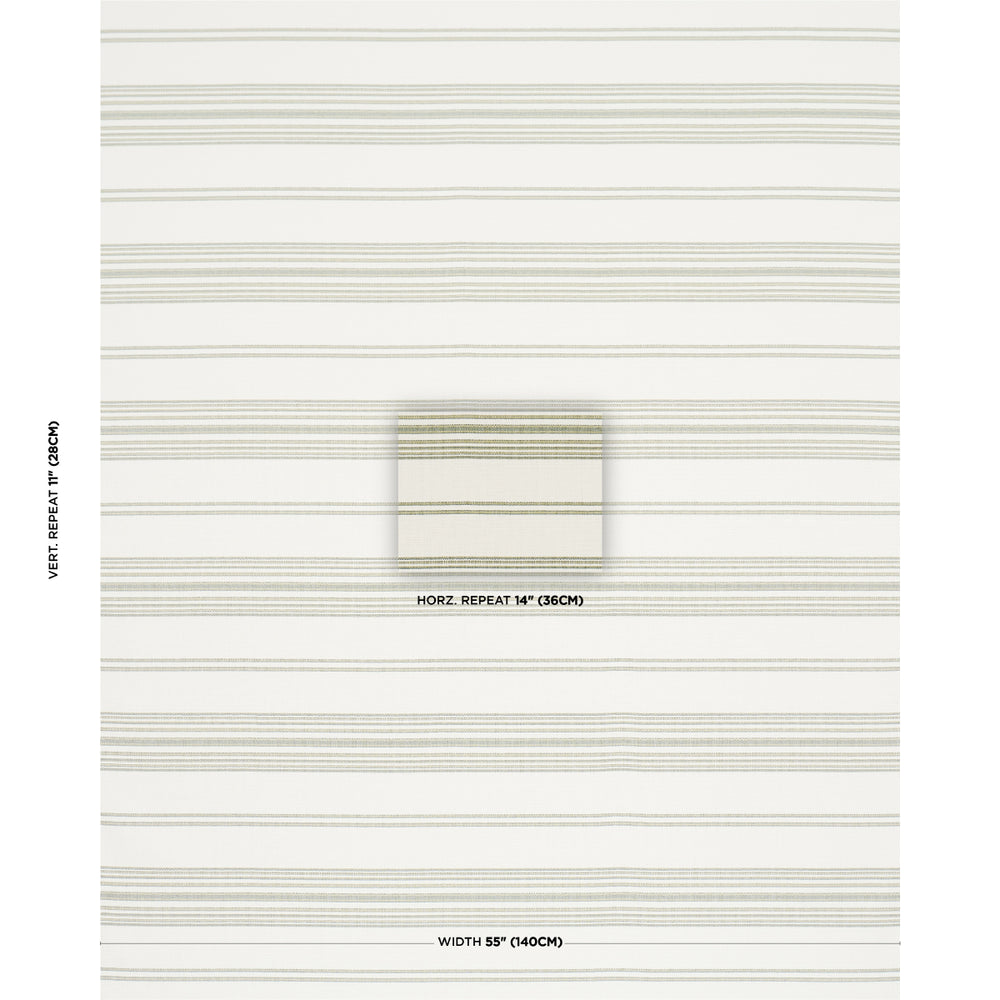 Solana Stripe Indoor/outdoor | Green
